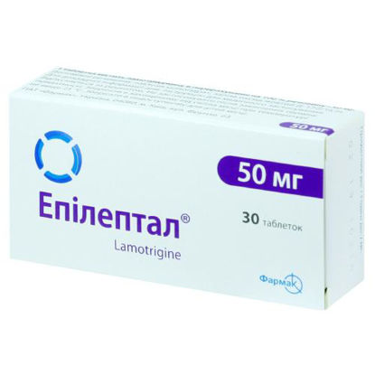 Світлина Епилептал таблетки 50 мг №30